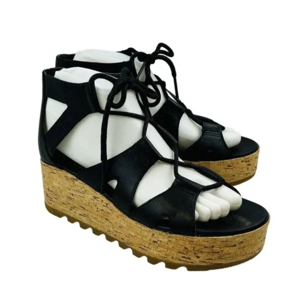 Sorel women's  Cameron flatform lace gladiator sandals